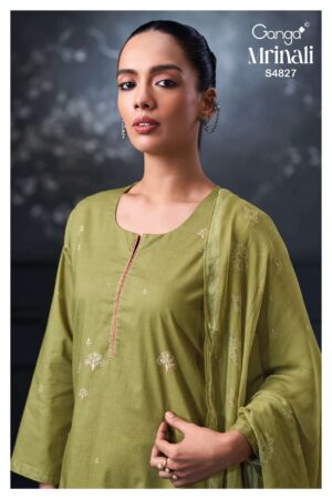 My Fashion Road Ganga Fashion Mrinali Fancy Cotton Salwar Suit | S4827 – C