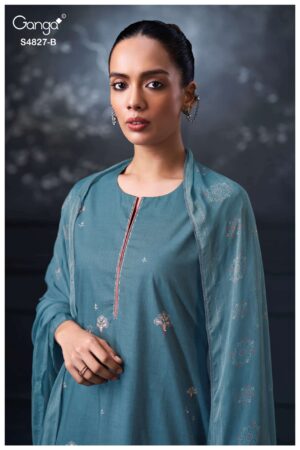 My Fashion Road Ganga Fashion Mrinali Fancy Cotton Salwar Suit | S4827 – B