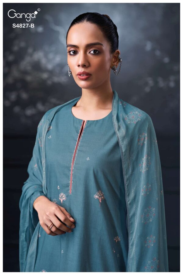 My Fashion Road Ganga Fashion Mrinali Fancy Cotton Salwar Suit | S4827 – B