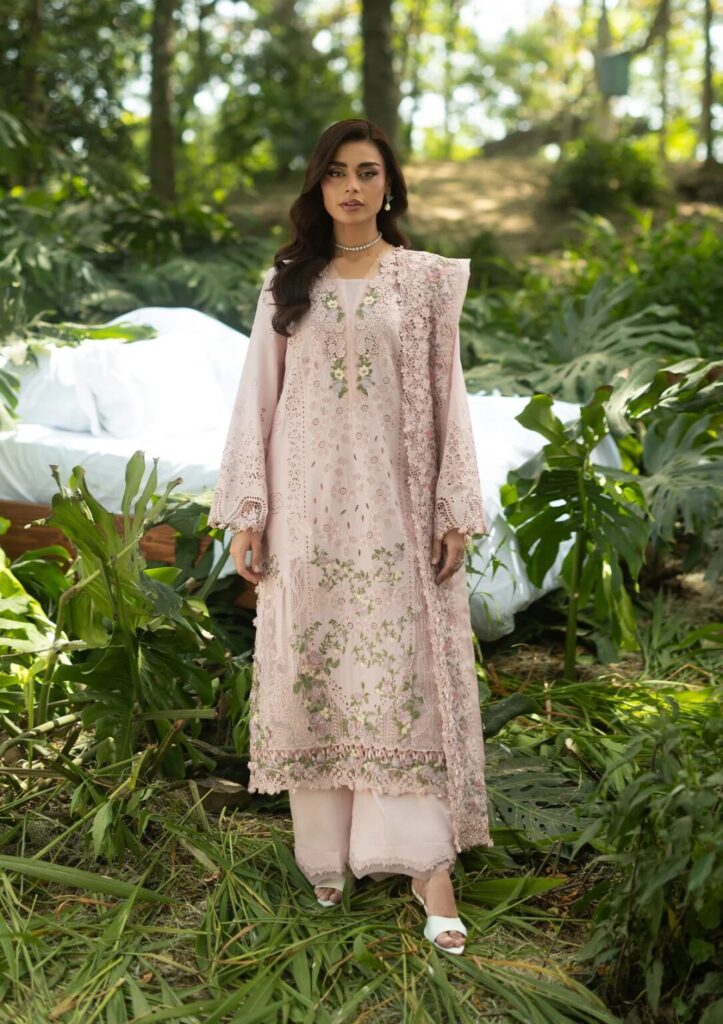 My Fashion Road Elaf Luxury Lawn Unstitched Suit Vol II 2026 | ELQ – 1B