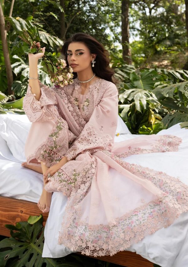 My Fashion Road Elaf Luxury Lawn Unstitched Suit Vol II 2026 | ELQ – 1B