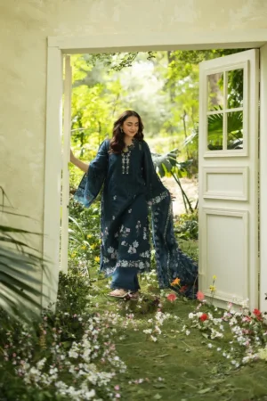 My Fashion Road Elaf Luxury Lawn Unstitched Suit Vol II 2026 | ELQ – 3B
