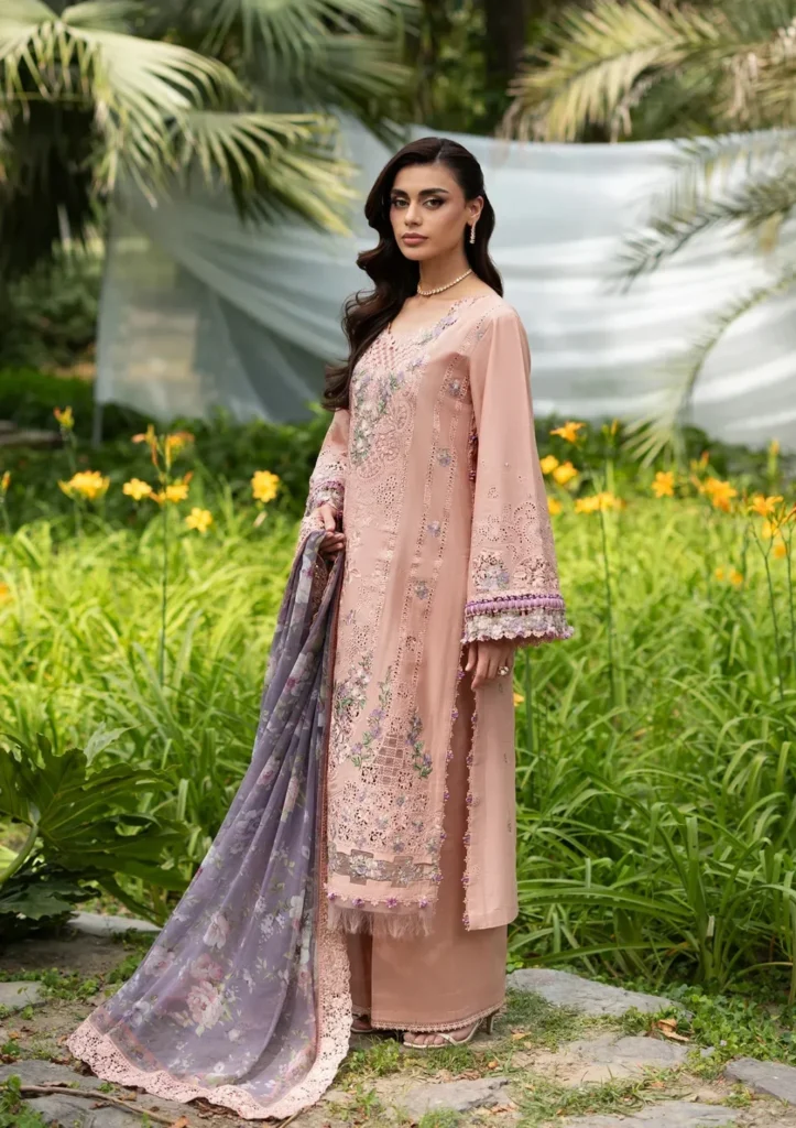 My Fashion Road Elaf Luxury Lawn Unstitched Suit Vol II 2026 | ELQ – 6A
