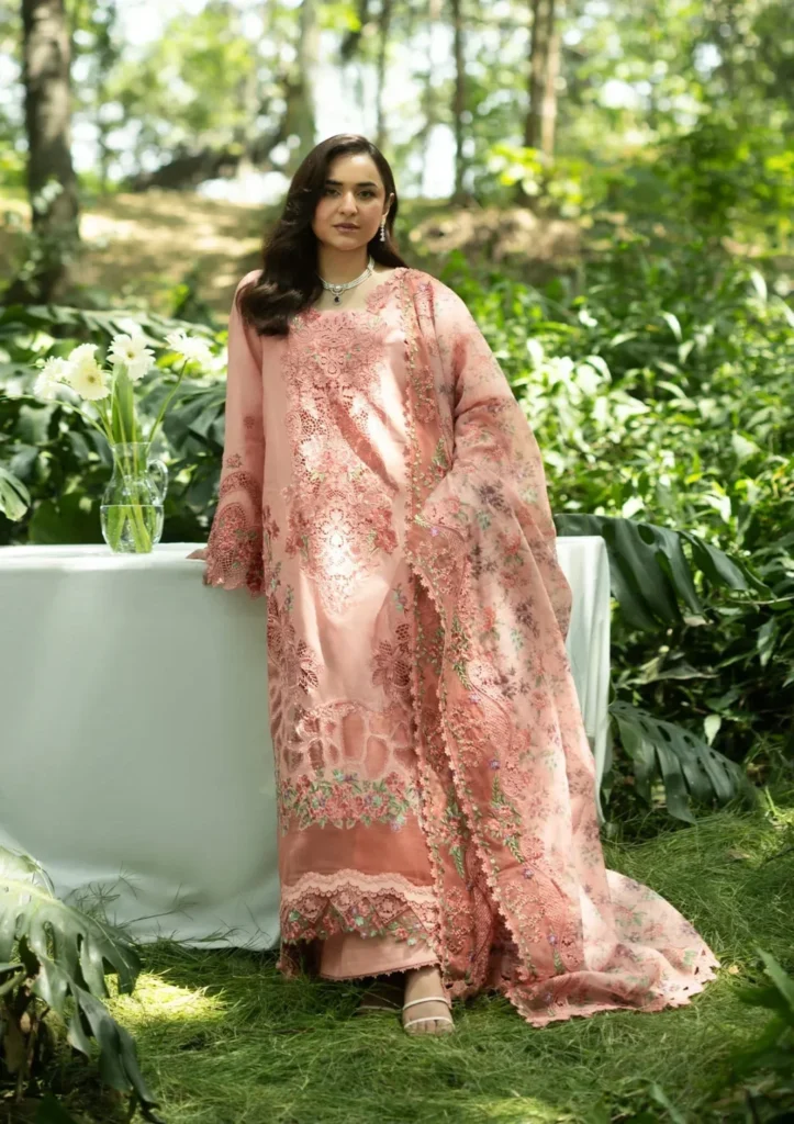 My Fashion Road Elaf Luxury Lawn Unstitched Suit Vol II 2026 | ELQ – 5A