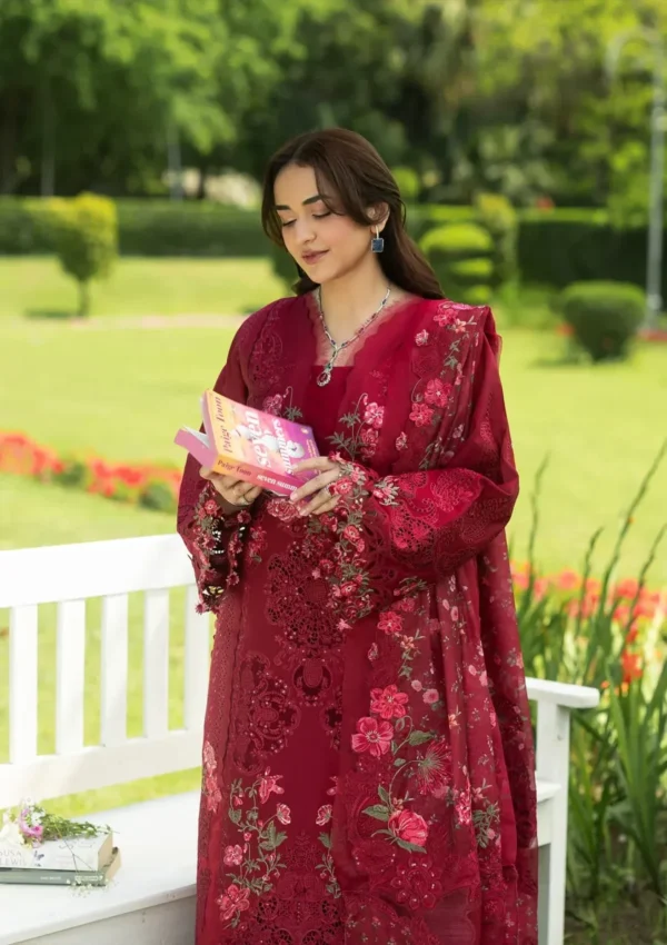 My Fashion Road Elaf Luxury Lawn Unstitched Suit Vol II 2026 | ELQ – 4A
