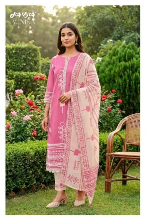 My Fashion Road Jay Vijay Aunika Fancy Cotton Salwar Suit | 3294 – D