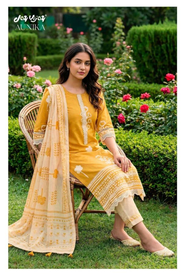 My Fashion Road Jay Vijay Aunika Fancy Cotton Salwar Suit | 3294 – C