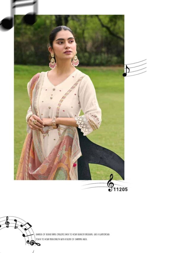 My Fashion Road Jay Vijay Harmony Premium Designs Chanderi Suit | 11205