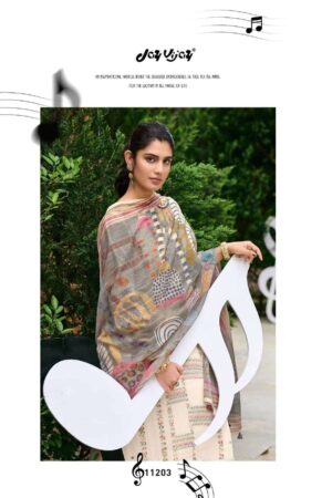 My Fashion Road Jay Vijay Harmony Premium Designs Chanderi Suit | 11203