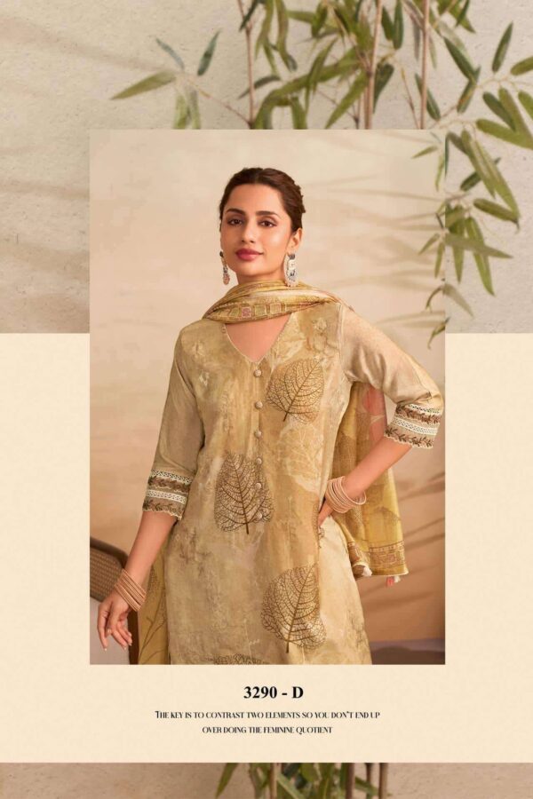 My Fashion Road Jay Vijay Imrozia Fancy Muslin Salwar Suit | 3290 – D
