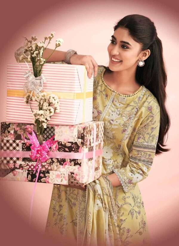 My Fashion Road Jay Vijay Knock Knock Unstitch Latest Design Cotton Dress | 11106