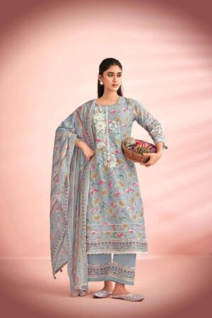 My Fashion Road Jay Vijay Knock Knock Unstitch Latest Design Cotton Dress | 11103