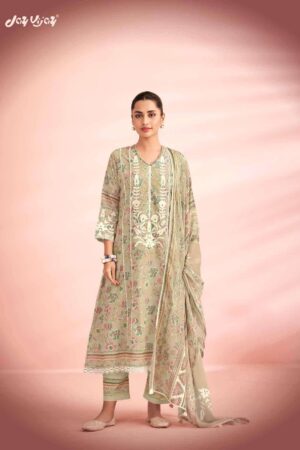 My Fashion Road Jay Vijay Knock Knock Unstitch Latest Design Cotton Dress | 11102
