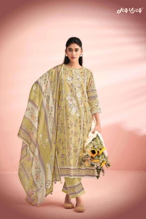 My Fashion Road Jay Vijay Knock Knock Unstitch Latest Design Cotton Dress | 11106