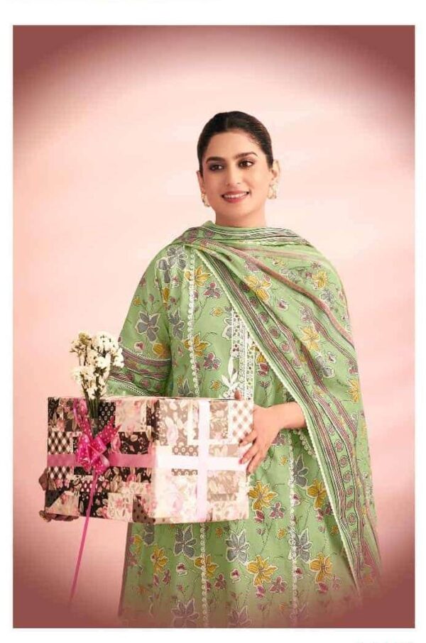 My Fashion Road Jay Vijay Knock Knock Unstitch Latest Design Cotton Dress | 11104