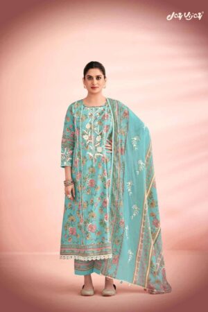 My Fashion Road Jay Vijay Knock Knock Unstitch Latest Design Cotton Dress | 11105