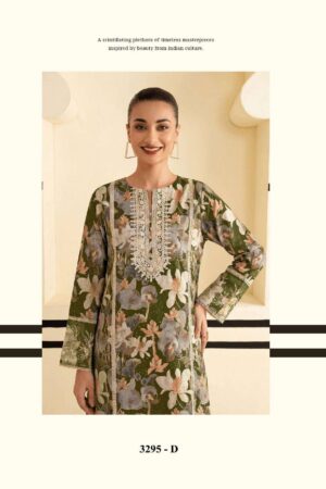My Fashion Road Jay Vijay Namirah Exclusive Designs Cotton Suit  | 3295 – D