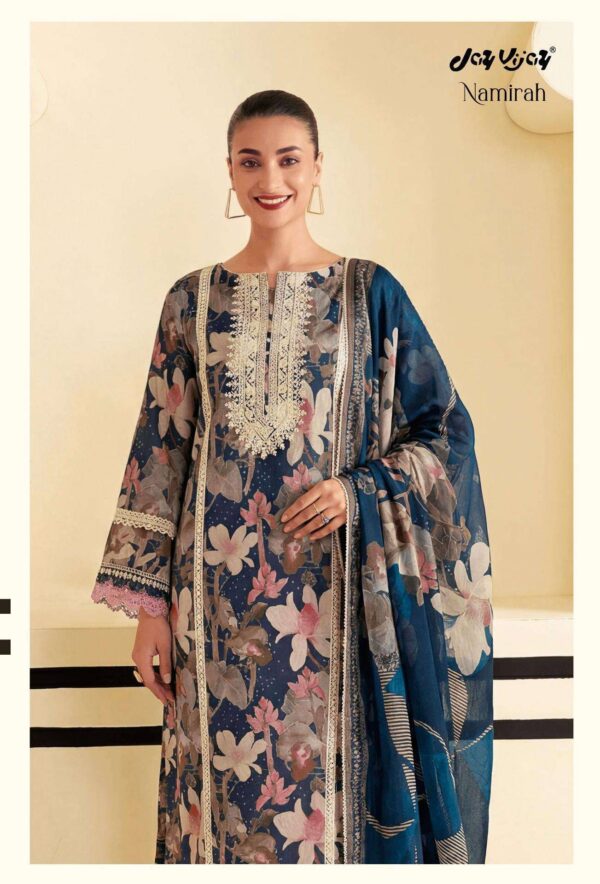My Fashion Road Jay Vijay Namirah Exclusive Designs Cotton Suit  | 3295 – B