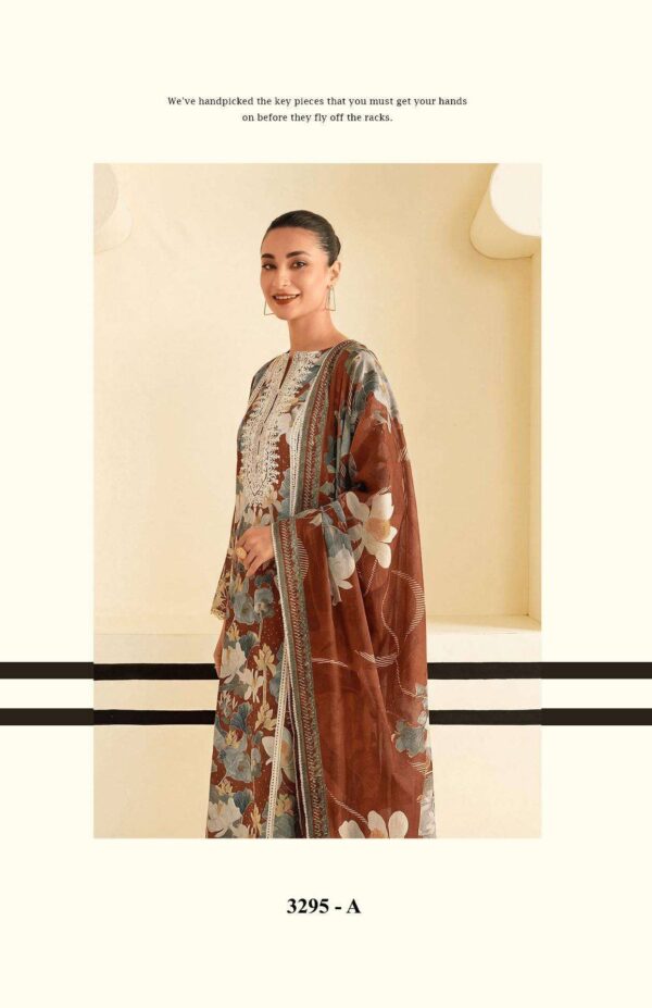 My Fashion Road Jay Vijay Namirah Exclusive Designs Cotton Suit  | 3295 – A