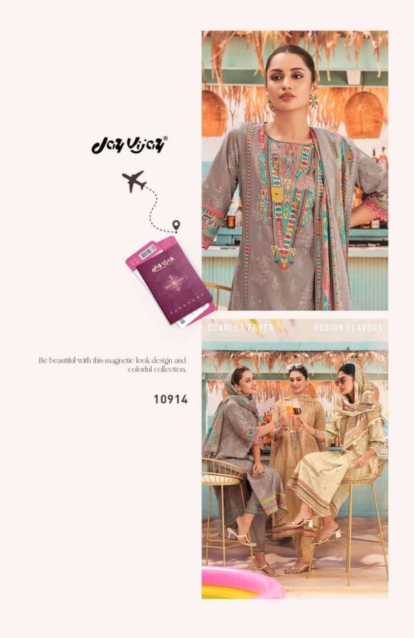 My Fashion Road Jay Vijay Romanchak Safar Premium Wear Cotton Suit | 10914