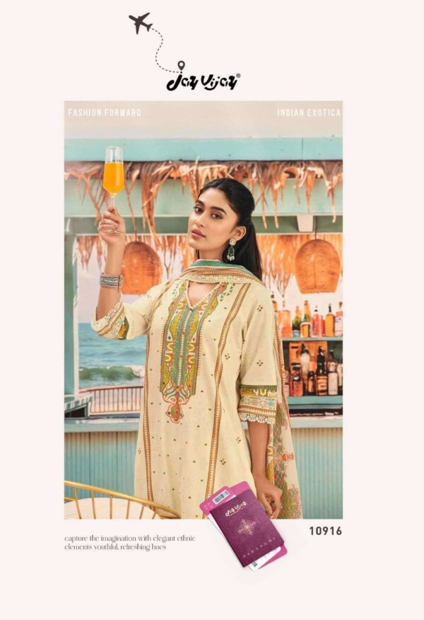 My Fashion Road Jay Vijay Romanchak Safar Premium Wear Cotton Suit | 10916
