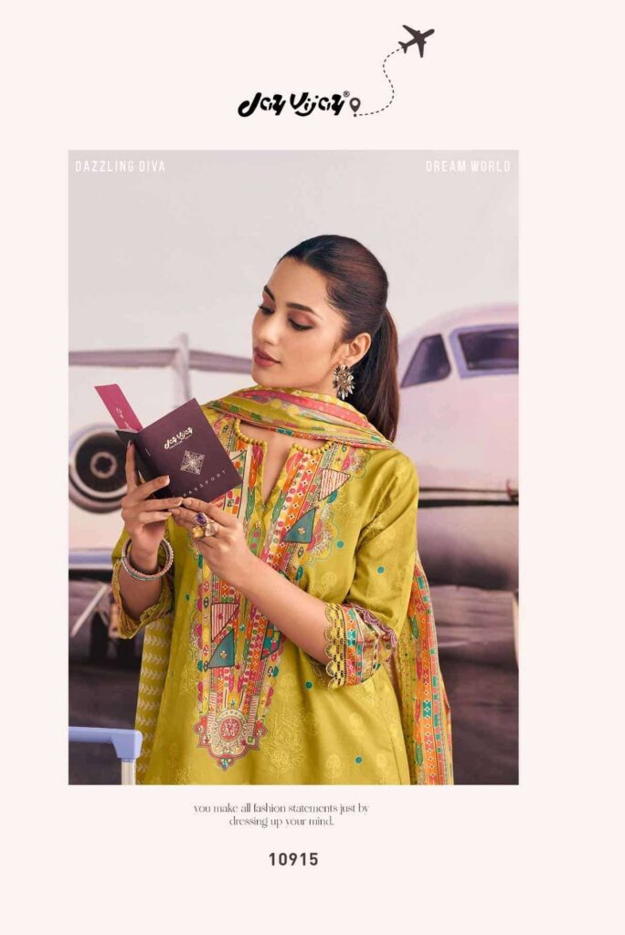 My Fashion Road Jay Vijay Romanchak Safar Premium Wear Cotton Suit | 10915