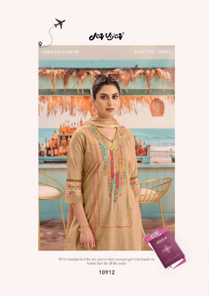 My Fashion Road Jay Vijay Romanchak Safar Premium Wear Cotton Suit | 10912