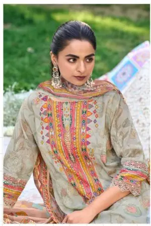 My Fashion Road Jay Vijay Shahi Shatranj Fancy Cotton Ladies Suit | 11073