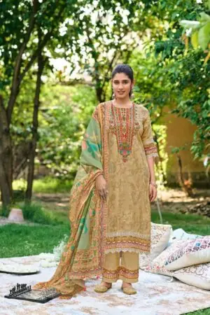 My Fashion Road Jay Vijay Shahi Shatranj Fancy Cotton Ladies Suit | 11071