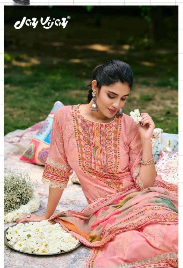 My Fashion Road Jay Vijay Shahi Shatranj Fancy Cotton Ladies Suit | 11072