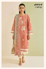 My Fashion Road Jay Vijay Zariah Premium Designs Cotton Suit | 3296 – B