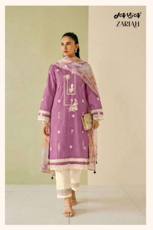 My Fashion Road Jay Vijay Zariah Premium Designs Cotton Suit | 3296 – C