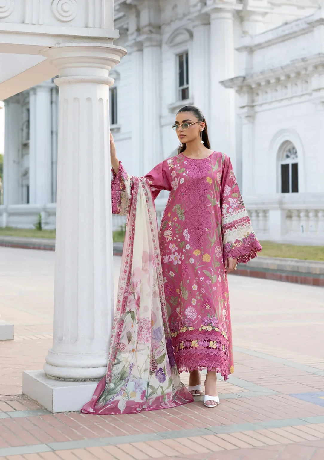 My Fashion Road Elaf Signature Embroidered Lawn with Chiffon Dupatta Vol II ’26 | 5B My Fashion Road Elaf Signature Embroidered Lawn with Chiffon Dupatta Vol II ’26 | 5B