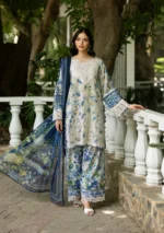 My Fashion Road Elaf Signature Embroidered Lawn with Chiffon Dupatta Vol II ’26 | 8B