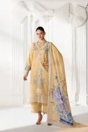 My Fashion Road Kimora Heer Baroque Vol 248 Lawn Cotton With Resham Embroidered Salwar Kameez | H – 0044