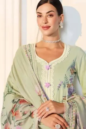 My Fashion Road Kimora Heer Baroque Vol 248 Lawn Cotton With Resham Embroidered Salwar Kameez | H – 0046