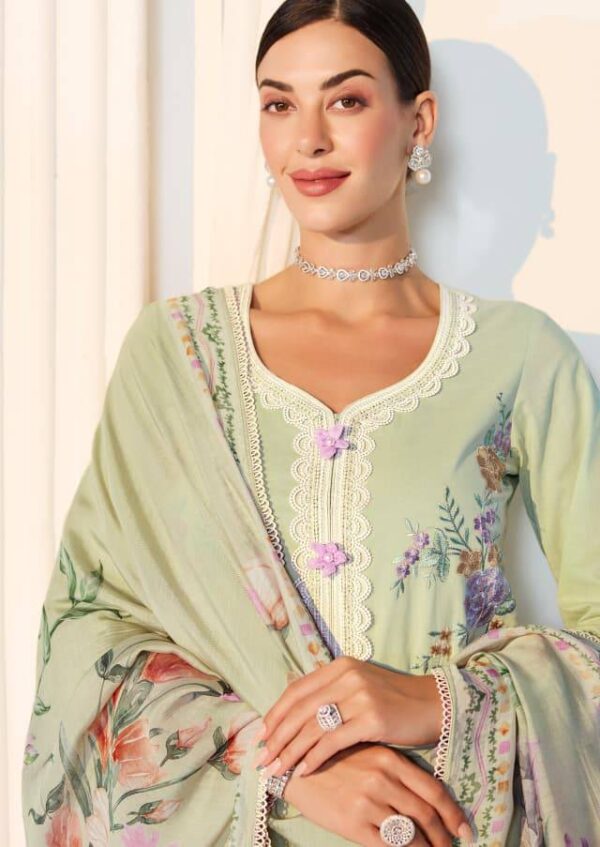 My Fashion Road Kimora Heer Baroque Vol 248 Lawn Cotton With Resham Embroidered Salwar Kameez | H – 0046