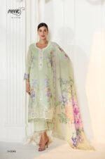 My Fashion Road Kimora Heer Baroque Vol 248 Lawn Cotton With Resham Embroidered Salwar Kameez | H – 0046