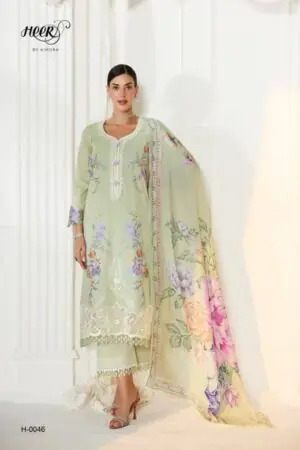 My Fashion Road Kimora Heer Baroque Vol 248 Lawn Cotton With Resham Embroidered Salwar Kameez | H – 0046