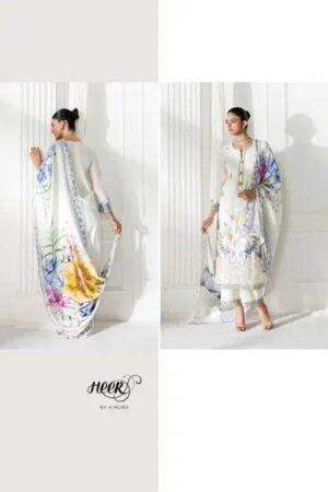 My Fashion Road Kimora Heer Baroque Vol 248 Lawn Cotton With Resham Embroidered Salwar Kameez | H – 0041