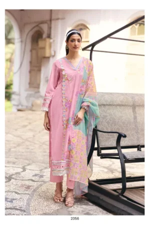 My Fashion Road Kimora Saheli Vol 78 Lawn Cotton With Embroidered Salwar Kameez | 2356