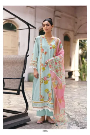 My Fashion Road Kimora Saheli Vol 78 Lawn Cotton With Embroidered Salwar Kameez | 2355
