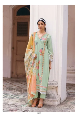 My Fashion Road Kimora Saheli Vol 78 Lawn Cotton With Embroidered Salwar Kameez | 2358