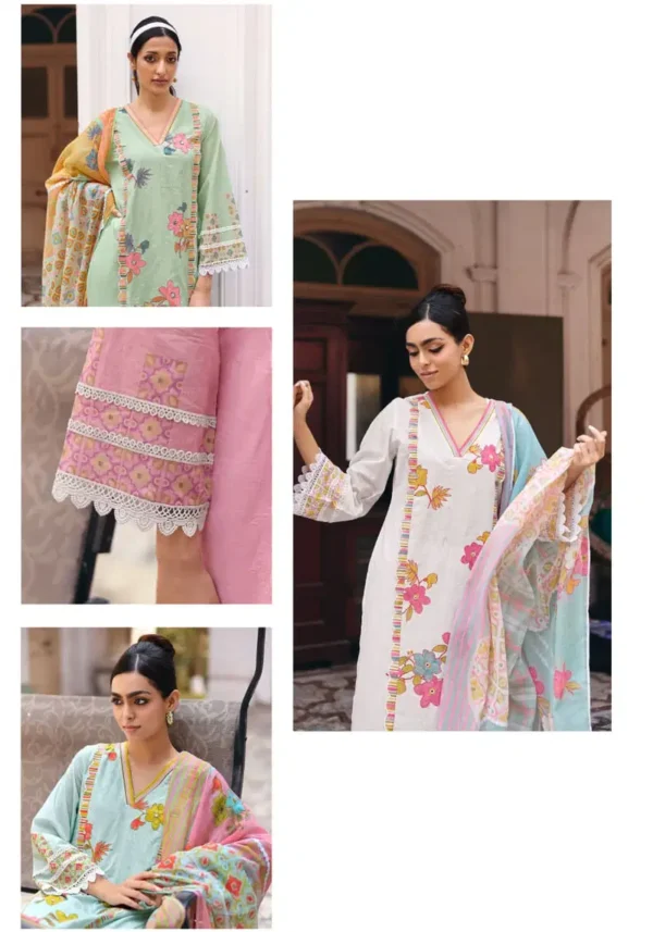 My Fashion Road Kimora Saheli Vol 78 Lawn Cotton With Embroidered Salwar Kameez | 2357