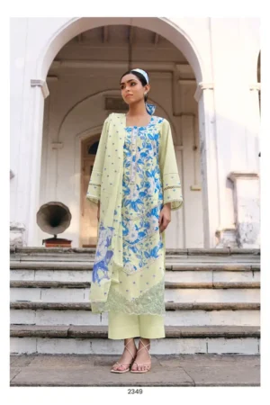 My Fashion Road Kimora Sitaaree Lawn Cotton With Resham Embroidered Salwar Kameez | 2349