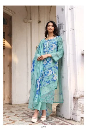 My Fashion Road Kimora Sitaaree Lawn Cotton With Resham Embroidered Salwar Kameez | 2350