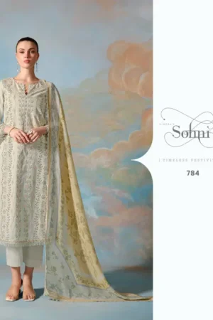 My Fashion Road Kimora Sohni Charm Vol 71 Cotton Embroidered Salwar Kameez | 784