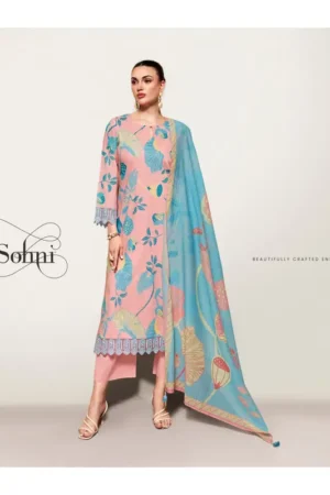 My Fashion Road Kimora Sohni Fiona Vol 66 Lawn Cotton Digital Printed Salwar Kameez | 732