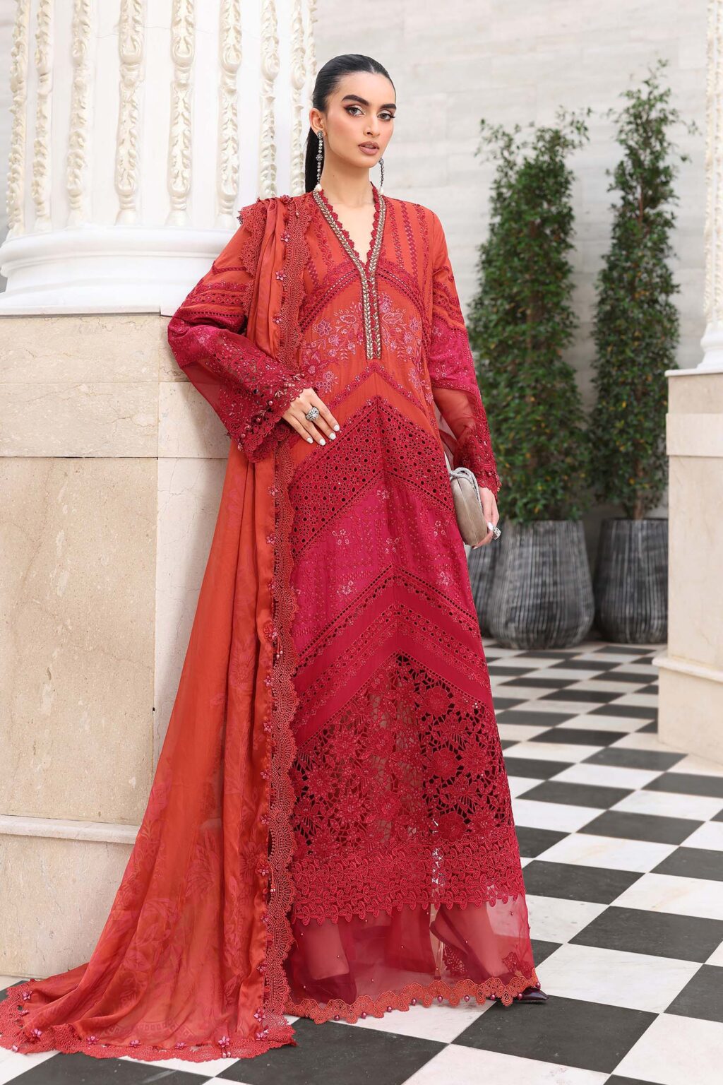 My Fashion Road MariaB Eid Lawn Unsititched Suit 2026 | 13 My Fashion Road MariaB Eid Lawn Unsititched Suit 2026 | 13
