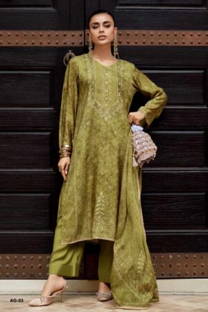My Fashion Road Varsha Aangan Exclusive Designs Muslin Dress | AG – 03